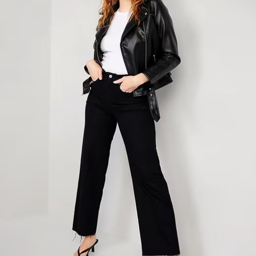 Brand New PLUS SIZE Old Navy Black FAUX Leather Jacket❤️